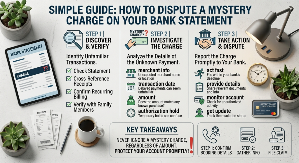 What Is a Mystery Charge on a Bank Statement