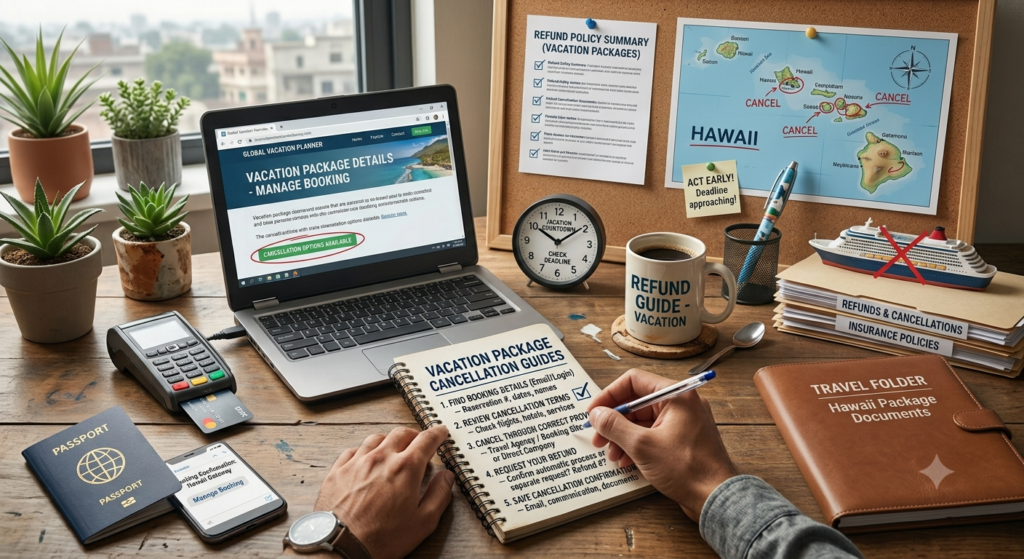 How to Cancel a Vacation Package and Get a Refund