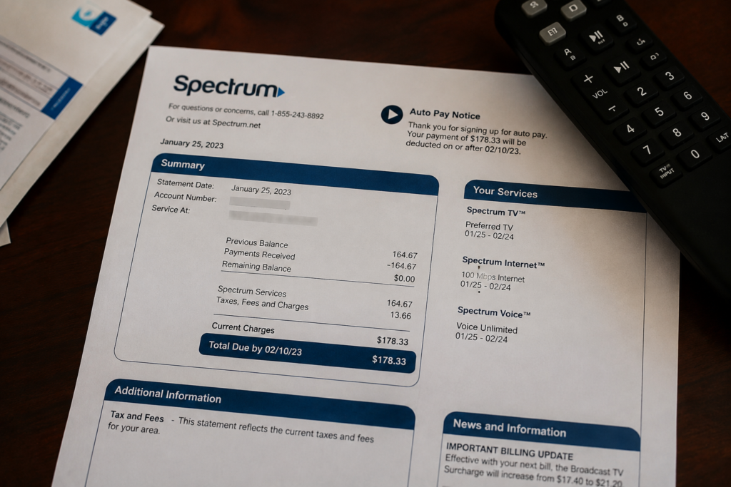 Review Your Final Cable Bill Carefully
