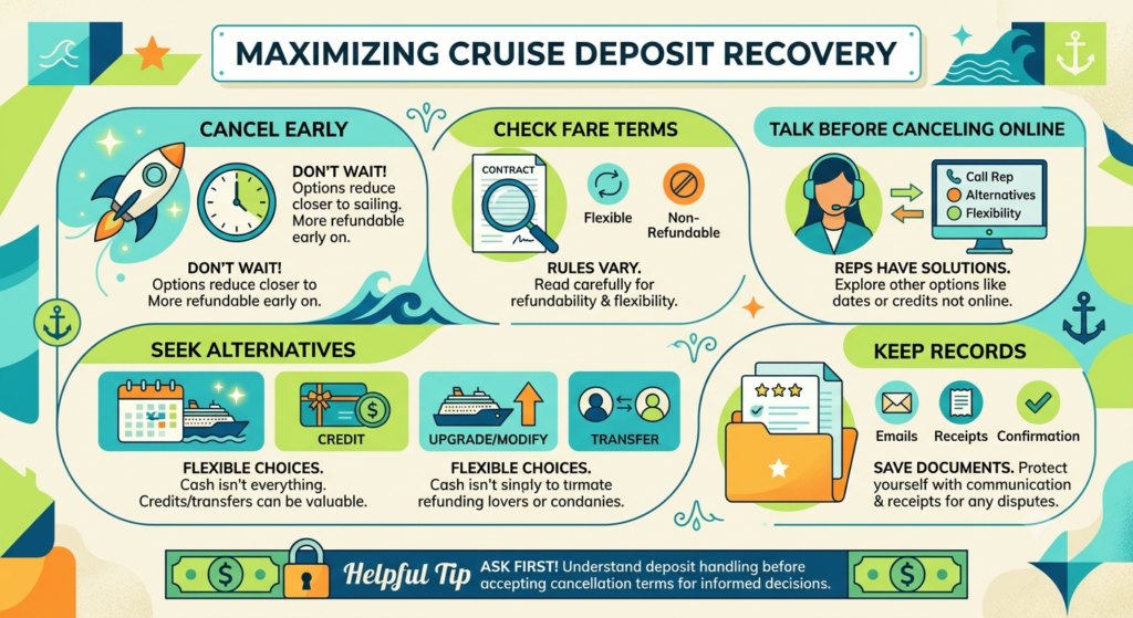 How to Avoid Losing Your Cruise Deposit