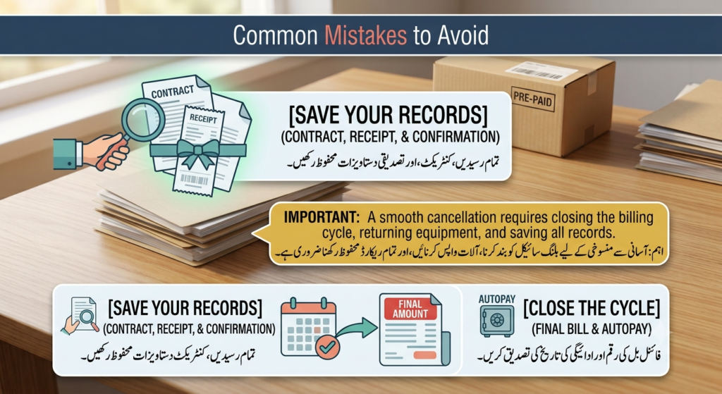 Common Mistakes to Avoid When Canceling Internet Service