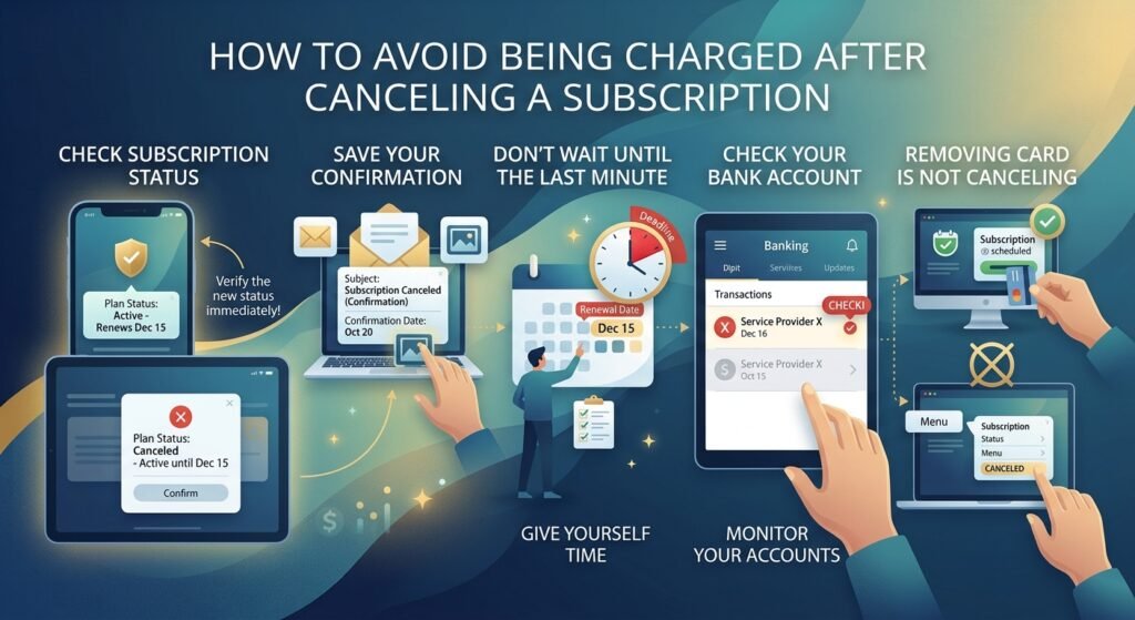 How to Avoid Being Charged After Canceling a Subscription