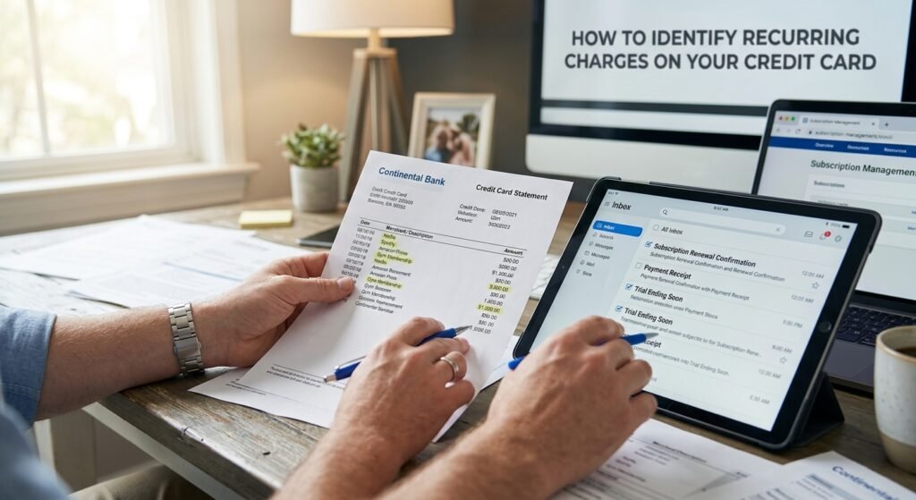 How to Identify Recurring Charges on Your Credit Card