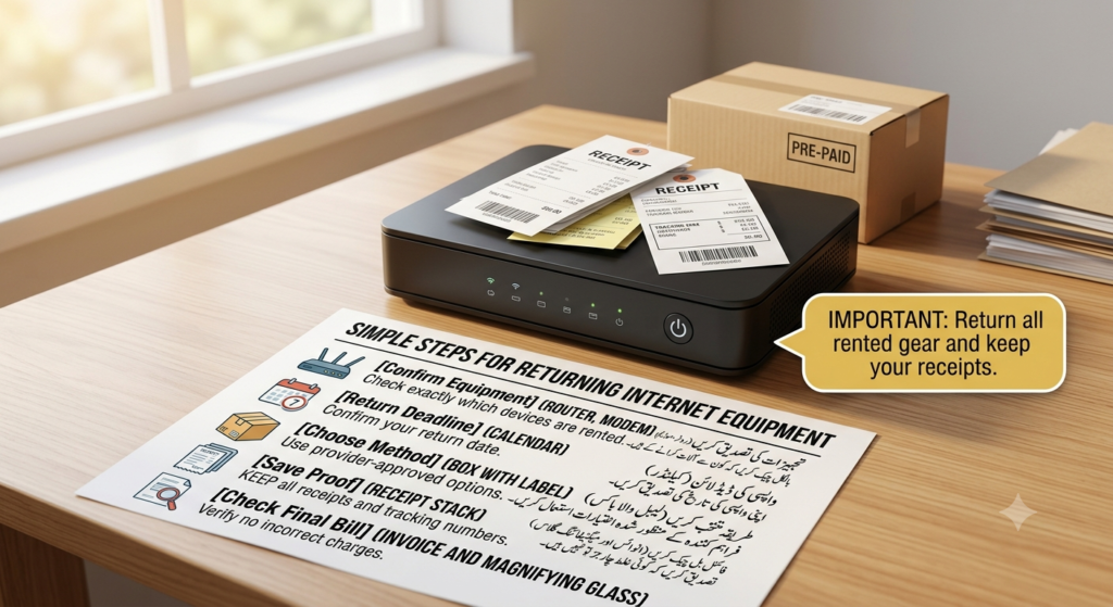 Return Your Internet Equipment on Time
