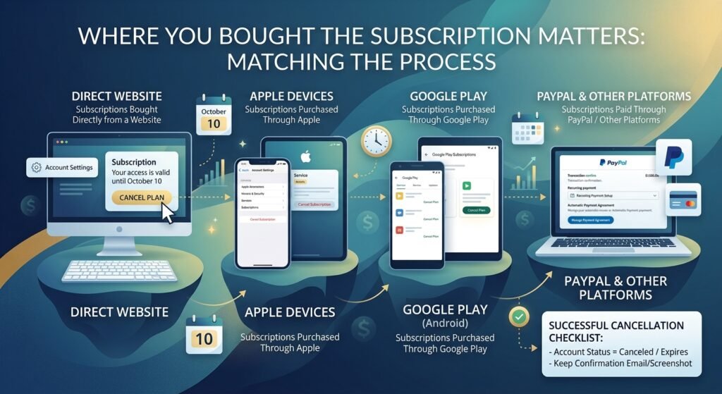 Where You Bought the Subscription Matters
